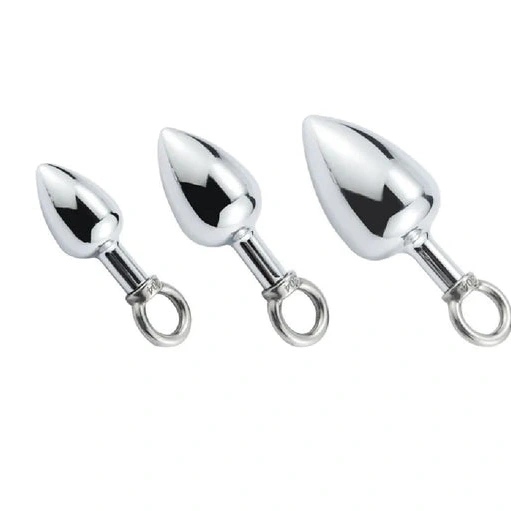 Steel Stainless Set Cock 4663 with Ring DiscreetChoice Anal Hook 0102